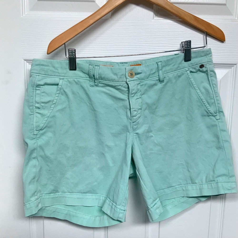 Mint Green Pilcro and the Letterpress Hyphen Shorts size 29